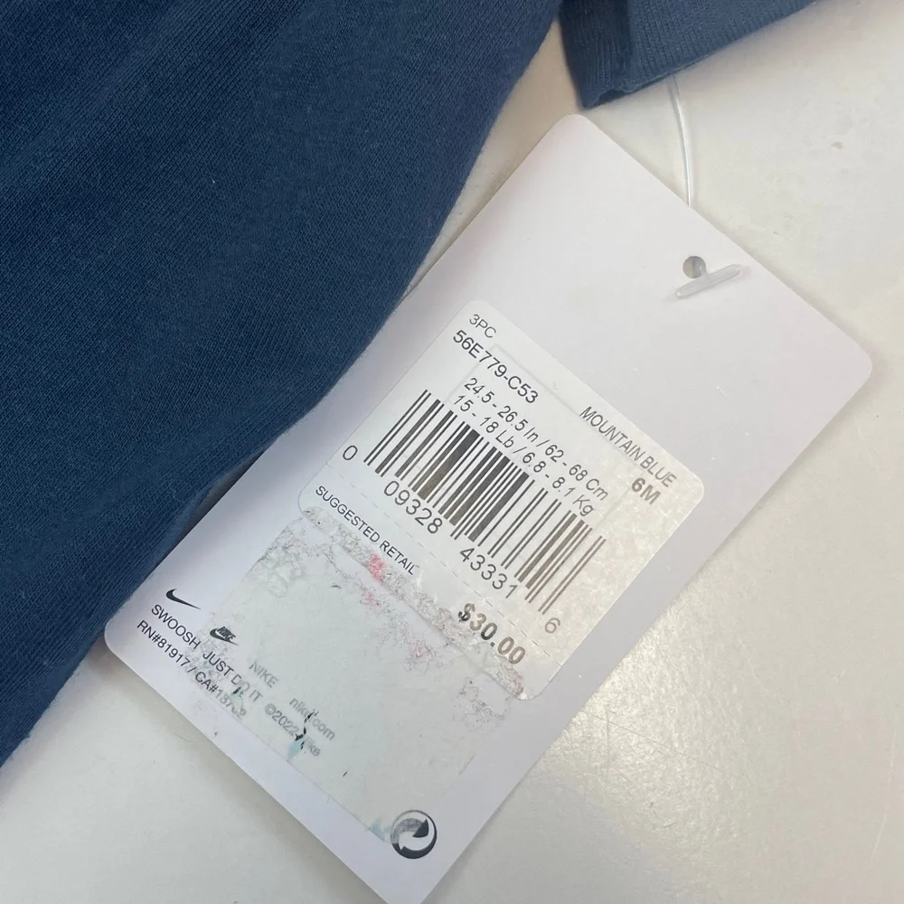 NWT‎ Nike Dark Blue Infant onesie